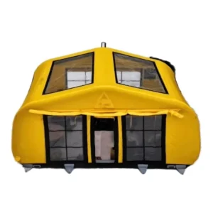 Winter Glamping Air Inflatable Outdoor Camping Tent with Stove for Sale
