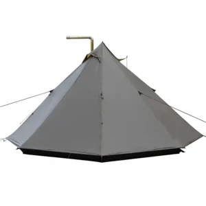 Winter Hot Tent Backpacking Pyramid Tent With Stove Jack 15D Sil Nylon 4 Season Ultralight Tipi For Cold Weather Camping