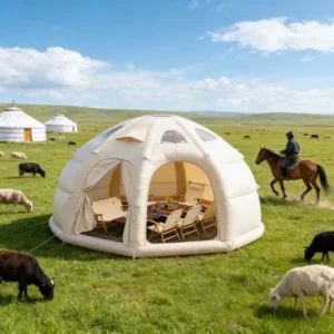 Winter Inflatable Air Dome Tent Cabin Shelter for Camping