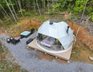 Winterized All-Season Outdoor Igloo Prefab Glamping Dome Tent for Resorts