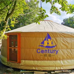 Wood Frame Modern Mongolian Yurt House