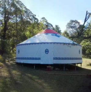 Wooden Frame Mongolian Yurt Outdoor