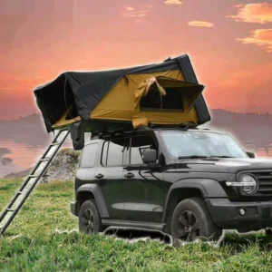 XL Heavy Duty Aluminum Rooftop Tent Outdoor Camping 4-5 Person Capacity One Bedroom Foldable Design Car Roof Top