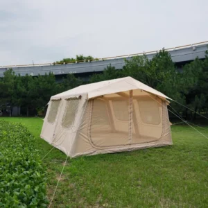 XXL Inflatable Camping Tent 13.68 Sqm Oxford Large Air Tent House for Outdoor Camping Product Lines and Campsites