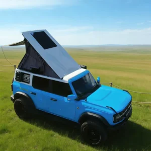 YBT04 Aluminum Wedge Rooftop Tent for Wrangler JK Outdoor Travel and Camping