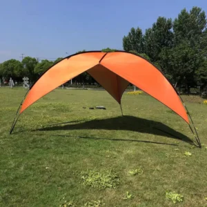 YX-025 Triangle Canopy Tent, Polyester Silk Fabric, Beach Camping Curtain