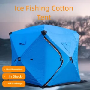 YX-A5-26 Winter Snow Fishing Tent Extra Cotton Padding Thickened Material Warm Cold-Proof Snow-Proof Waterproof Single Person