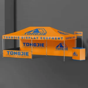 Yoga Outdoor Tent Digital Printing Custom Logo Easy Setup Waterproof UV Resistant Soft Texture