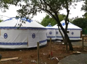 Yurt Four-season Tent 4 Layers Mongolian Canvas Two Bedrooms One Living Room 31m2 >3000mm