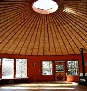 Yurt House Mongolian 4 Seasons Wooden Yurt