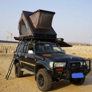 Z-Shape Aluminum Waterproof Hard Shell Rooftop Camping Tent for 4×4 SUVs