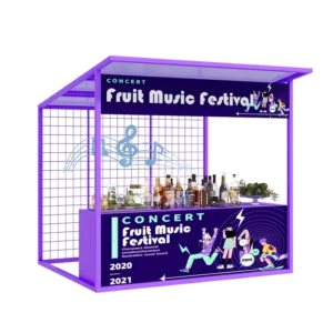 ZP-30 High Quality Steel Pole Glass Shelf Adjustable Height Easy Assembly Event Tent for Outdoor Markets Trade Shows
