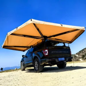 Zethink 270 Degree XL Four season Car Rooftop Tent Quick Automatic Opening Free Standing LED Outdoor Camping Awning