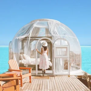 clear Inflatable Bubble House Bubble Balloons House Hotel Dome Tent Polycarbonate Skylight