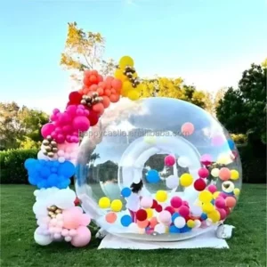 high quality bubble house inflatable bubble dome tent with balloons for outdoor party