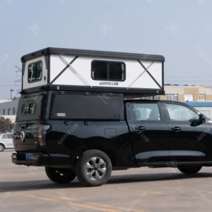 off Road Truck Camper Lightweight Aluminum Pickup Camper Four Season Quick Automatic Opening Big Space for Overland Expedition